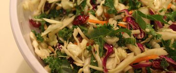 Kale and Cabbage Slaw