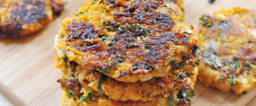 Savory Sweet Potato & Kale Pancakes ( Copy )