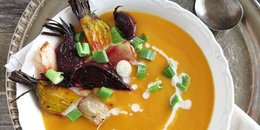 Creamy Butternut Squash, Carrot and Ginger Soup