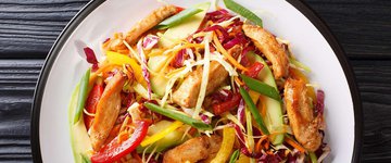 Asian Chicken Edamame Salad