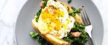 Low FODMAP Breakfast Stuffed Potatoes