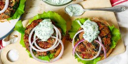 Turkey Burgers with Tzatziki Sauce