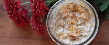 Vanilla Peach Overnight Quinoa Oats  ( Copy )