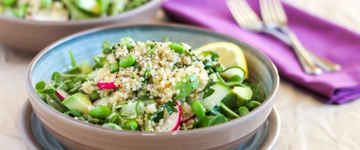 Spring Pea Quinoa Salad