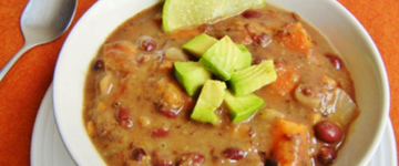 Black Bean Sweet Potato Soup