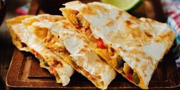 Toaster Oven Black Bean-Chicken Quesadillas