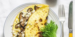 Mushroom & Goat Cheese Omelet