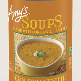 Amy's INDIAN GOLDEN LENTIL SOUP