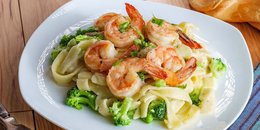 Shrimp and Broccoli Alfredo