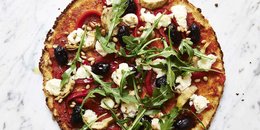 Mediterranean Cauliflower Pizza