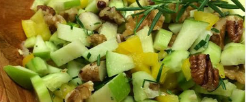 Apple, Lemon, and Nut Salad