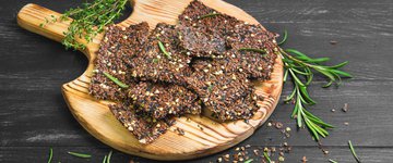 Buckwheat, Sunflower & Almond Raw Crackers