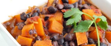 Sweet Potato and Black Bean Chili