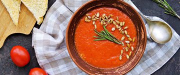 Roasted Red Pepper and Tomato Soup