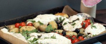 Low FODMAP Mediterranean Baked Fish