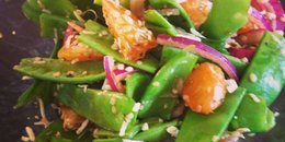 Citrus Snow Pea Salad 