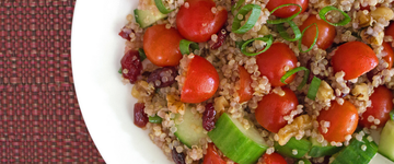 Cranberry Walnut Quinoa Salad