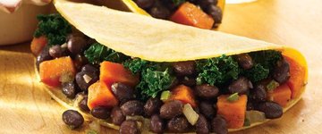 Black Bean, Sweet Potato, and Kale Tacos