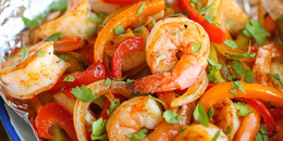 Grilled Shrimp Fajitas