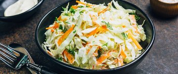 Pressed Napa Cabbage, Carrot & Black Sesame Salad