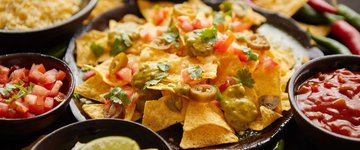 Loaded Air Fryer Nachos