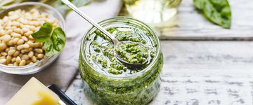 Curry Coconut Lime Kale & Pumpkin Seed Pesto