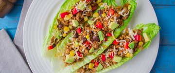 Taco Turkey Lettuce Wraps