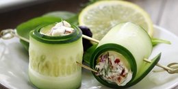 Cucumber Feta Rolls