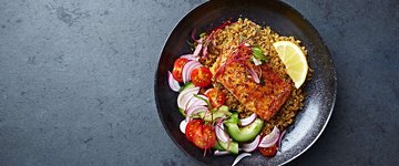 Salmon, Quinoa and Avocado Salad