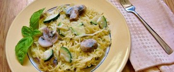 Spaghetti Squash Alfredo