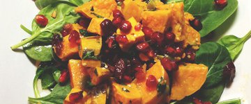 Sweet Potato Pomegranate Salad