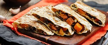 Black Bean and Sweet Potato Quesadillas