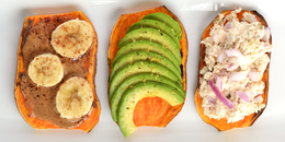 Sweet Potato Toast with Almond Butter & Banana