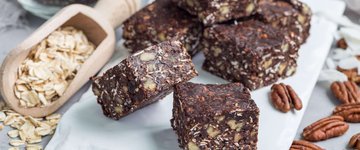 Chocolate Date Nut Energy Bars