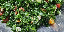 Greek kale salad