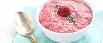 Raspberry Chia Flax Pudding