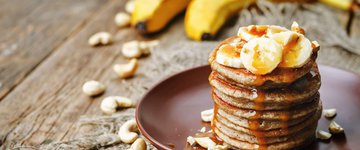 Banana Spelt Pancakes