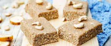 Banana Oat Bars with Nuts