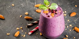 Blueberry Peanut Butter Protein Smoothie