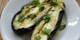 10-Minute Microwaved Eggplant