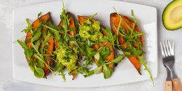 Sweet Potato Toast with Smoked Salmon & Guacamole