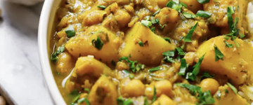 Curry chickpeas (Jamaican Style)