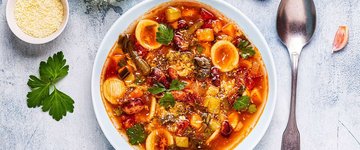 Homemade Slow-Cooker Minestrone Soup