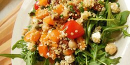 Quinoa Salad With Chickpeas & Feta