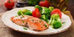 Salmon and Broccoli with Dijon Mustard Sauce