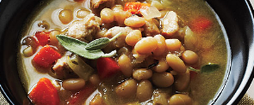 Pork & Herbed White Beans