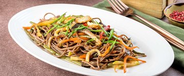 Buckwheat Soba Noodle Salad** (Try Sauce)