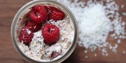 Raspberry Coconut Overnight Oats