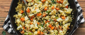 Stovetop Cauliflower Rice Stuffing