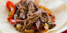 Freezer to Slow Cooker Beef Fajitas